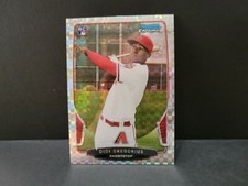 DiDi Gregorius 2013 Bowman Chrome X-Fractor Rookie Card RC . rookie card picture