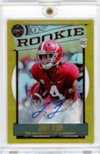 2020 Panini Legacy Jerry Jeudy Premium Penmanship Gold Rookie Auto /10