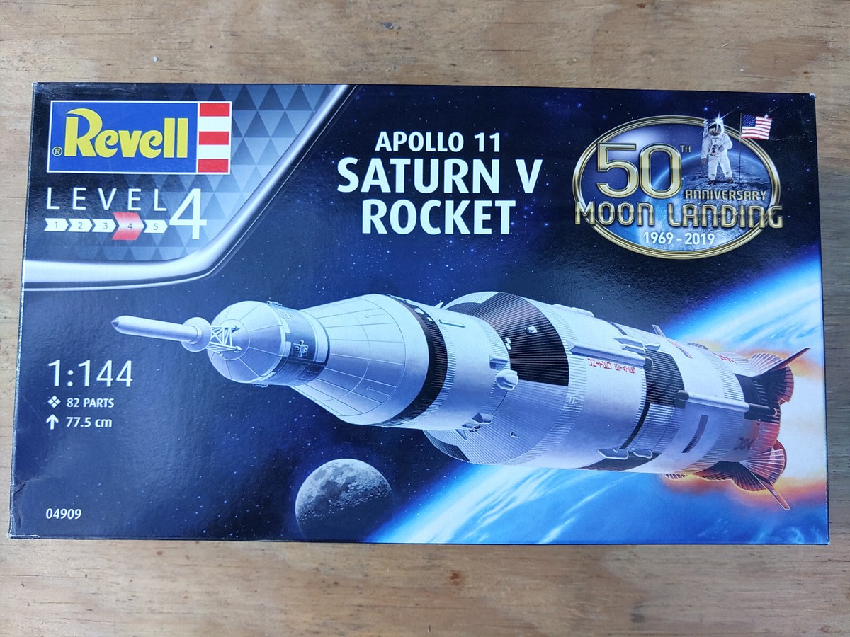 Revell Apollo 11 Saturn V Rocket , 1:144 , Model Kit # 04909
