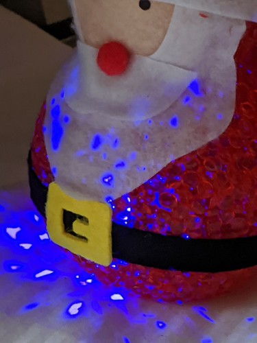 Christmas Santa Claus 4" accent Light multi rotating color LED Decor - Picture 8 of 8