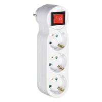 3-Fach Mehrfachstecker Steckdosenadapter Steckdosenverteiler Mit Schalter