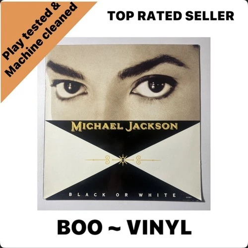 Michael Jackson – Black Or White - 12" Maxi Single Vinyl EX / EX
