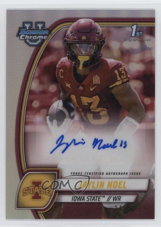 2024 Bowman U Chrome Prospect Auto Refractor 115/299 Jaylin Noel #PA-JNO