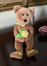 TY Beanie Baby - BANDAGE the Get Well Soon Teddy Bear Stuffed Animal Plush MWMTs