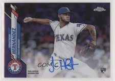 2020 Topps Chrome Rookie Purple Refractor 160/250 Jonathan Hernandez Auto fm0