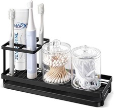 Toothbrush Holders for Bathrooms, 4 Slots Rustproof Metal Tooth Brushing