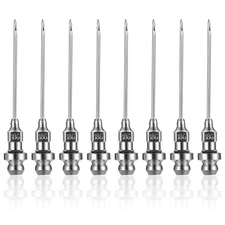 8 pack Grease Injector Needle 18 Gauge Nozzle Bearing Sealed Joint Dispenser