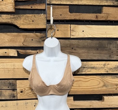 GapBody Everyday Unlined Built Up Bra 36B Nude Soft Breathable Fabric Adjustable