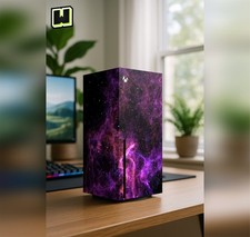 PURPLE GALAXY XBOX SERIES X SKIN VINYL DECAL CONSOLE WRAP