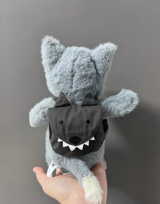 AUTHENTIC NWT Jellycat Backpack Wolf -Retired | eBay