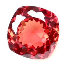 22.00 Ct Natural Sri Lankan Red Orange Spinel Certified Flawless Loose Gemstone