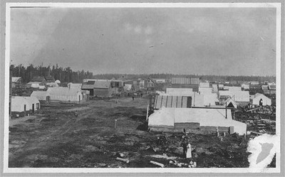 Photo:View of Anchorage,Alaska,AK,Tents,Buildings,United States,1900-1916