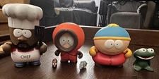 Kidrobot South Park Kenny Chef Cartman Vinyl Figures Comedy Central 2011