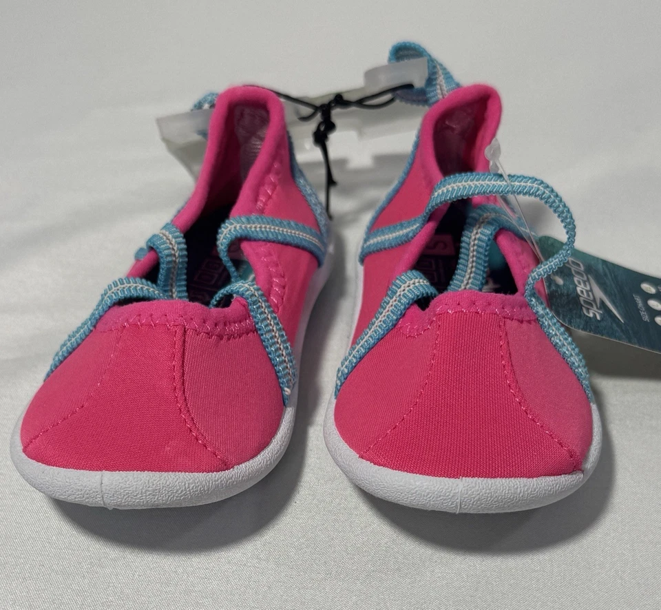Speedo Rosa Agua Zapatos Mary Jane Niñas Pequeñas Sandalias Playa Talla Pequeña 5/6 NUEVO Foto 3 de 4
