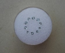 2 mm Natural Aquamarine Round Cut Gem for Jewelry Crafts  Design 10 PC