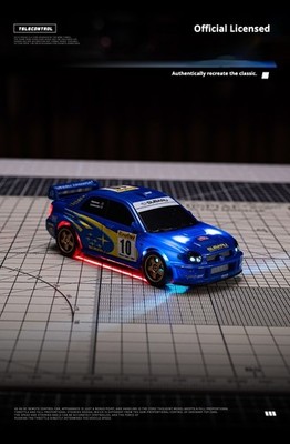 1/43 Subaru Impreza Licensed Mini RC Drift Car LED 4WD