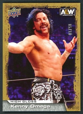 KENNY OMEGA 2022 Upper Deck AEW High Gloss #61 #d 05/10 Wrestling Card NJPW ROH