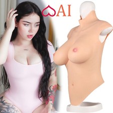 B-H Cup Realistic Breast Forms Silicone Fake Boobs For Crossdresser Drag Queen