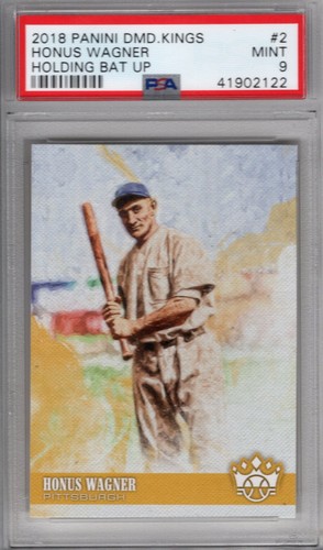 Honus Wagner [Holding Bat Up] #2 2018 Panini Diamond Kings card