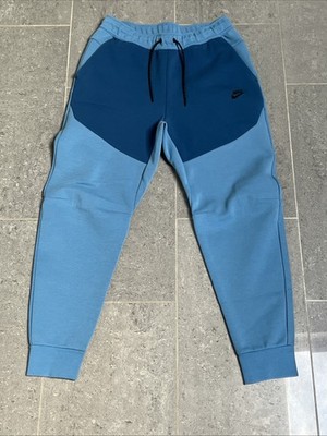 Nike Tech Fleece Lange Jogginghose Herren Dunkblau/hellblau Größe M