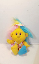 Playskool Hobnobbins Cousin Sunny 10" VTG 1989 Yellow Troll Doll
