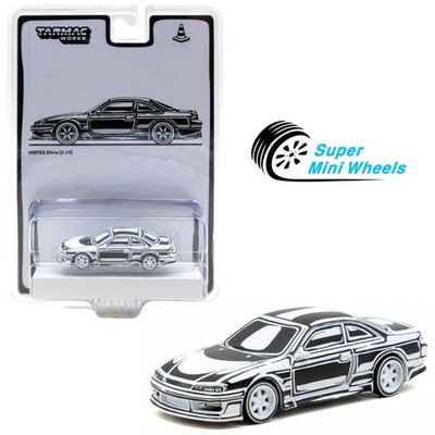 Tarmac Works 1:64 Vertex Silvia S14   Designed by JOSHUA VIDES - T64G-018-JV