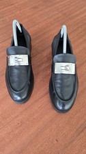 Mocasín Hermes Hot en negro talla 39