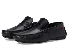 Marc Joseph New York Mens Loafers Casual Slip On Shoes - Size 9.5, Black Napa