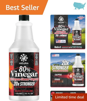 #ad Technical Grade 80% Concentrated Vinegar for Superior Home amp; Outdoor Cleaning $25.99
