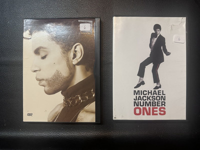 DVD:  Lot of 2 - Michael Jackson Number Ones , Prince - The Hits Collection