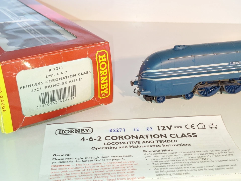 Hornby R2261 Princess Alice 6223 Coronation LMS. In Excellent cond. 2 rail DC.OO - Image 2 of 4