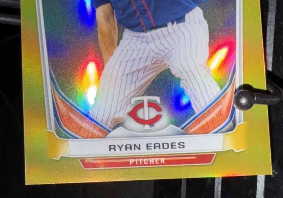 2014 Bowman - Prospects Chrome Ryan Eades #BCP8 Gold Refractor /50 (RC) - Image 2 of 4