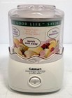 Cuisinart Frozen Yogurt Ice Cream  Sorbet Maker 15 qt Model Ice 20 White
