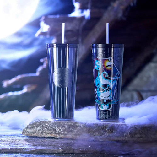 Disney x Starbucks: Nightmare Before Christmas - Bicchiere 24 oz - SPEDIZIONE GRATUITA - Foto 2 di 5