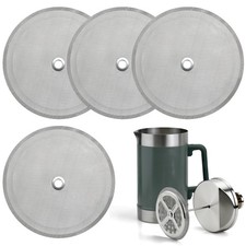 French Press Filter Compatible with Stanley French Press, 4 Pcs Reusable Stai...