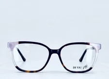 DI VALDI DVO 8183 10 Tortoise Pink Womens Semi Cat Eye Eyeglasses 53-16-140 B:42