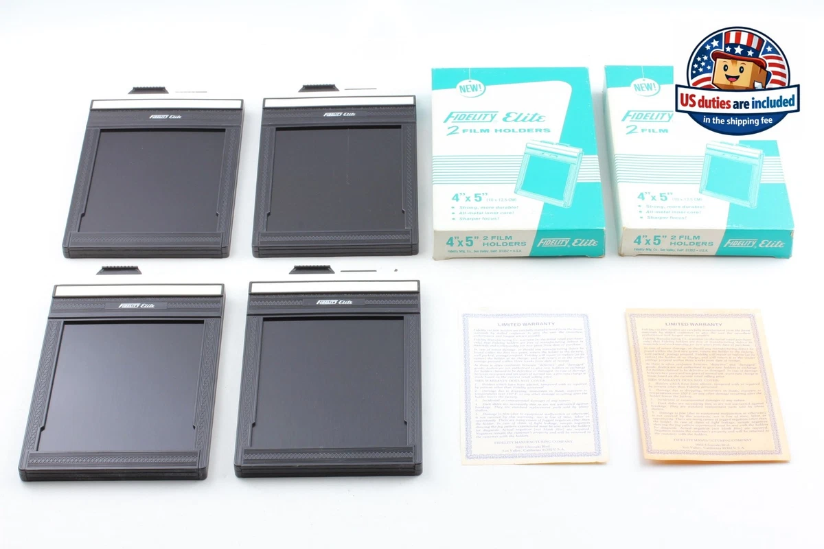 Fidelity 4x5in. Camera Cut Film Holders for sale | eBay