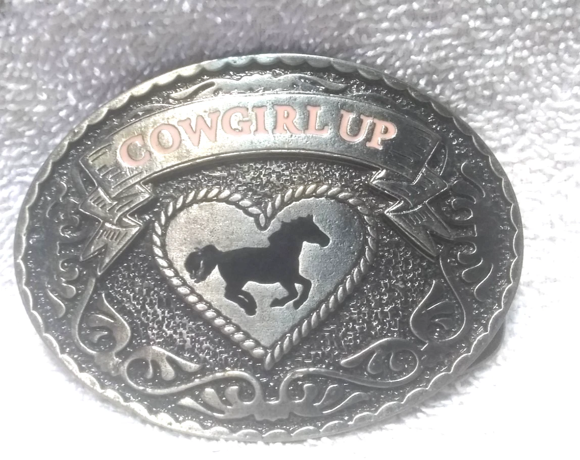 Pink Cowboy & Western Vintage Belt Buckles for sale | eBay display picture 3