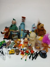 Vintage 80s 90s Toy Lot Action Figures Plush Star Wars Muppets ALF Disney Troll
