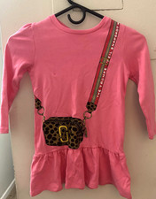 Marc Jacobs Kids Fuchsia Pink Snapshot Purse Dress Size 4Y New