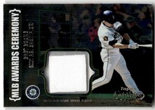 2002 Topps Gold Label Bret Boone MLB Awards Relics Class 3 Titanium #ACR-BRB2