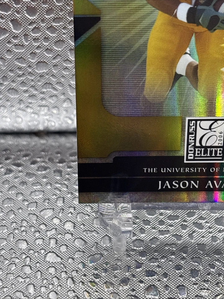 2006 Donruss Elite College Ties #CT-17 Jason Avant Michigan Wolverines /500 - Image 3 of 4