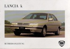 LANCIA KAPPA k Manuale Uso e Manutenzione 1995 Manuale 838 Manuale BA