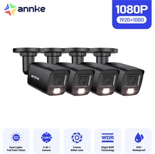 ANNKE 4PCS 1080P HD Color Night Vision Security 3000TVL Camera for CCTV System 