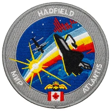 CSA-ASC STS-74 Chris Hadfield Crest Canadian Space Agency Patch CSA ASC NASA
