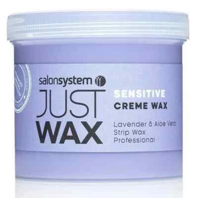 Salon System Just Wax Sensitive Creme Wax 450g - Free P&P