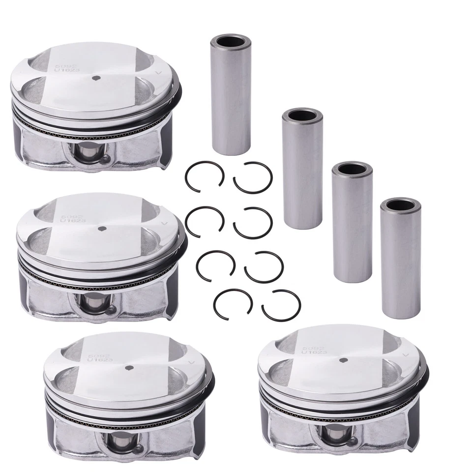 Kit de 4x pistones y anillos de varilla de conexión para Buick Verano Chevrolet Equinox 2,0 L Foto 2 de 4