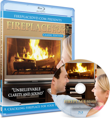 Crackling Fireplace Blu-ray: Classic Edition #5 - 1080 HD