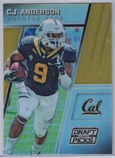 2016 PANINI PRIZM DRAFT PICKS PRIZMS GOLD #15 C.J. ANDERSON #3/10