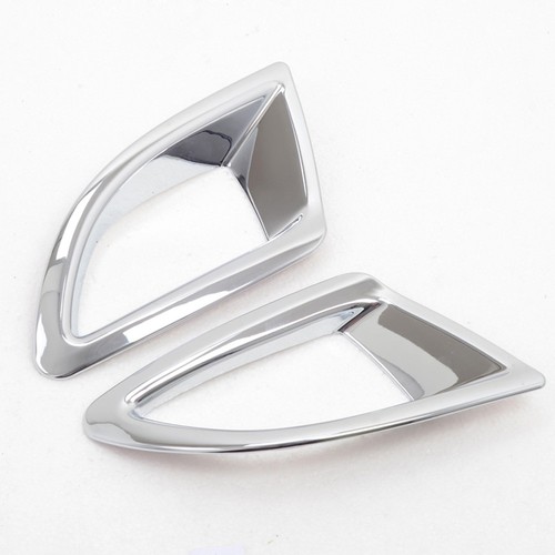 Chrome Rear Fog lamp Foglights Cover Trim For Mazda 3 Axela Hatchback 2013-2016 - Picture 4 of 4